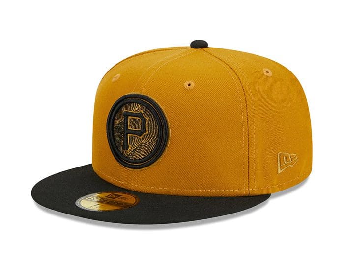 Pittsburgh Pirates Retro City Black Yellow Fifty Fitted Hat By Mlb X