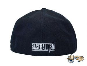 Heritage Dark Navy Fitted Cap by Baseballism Back