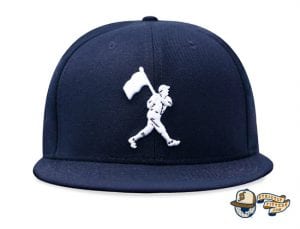 Heritage Dark Navy Fitted Cap by Baseballism Front