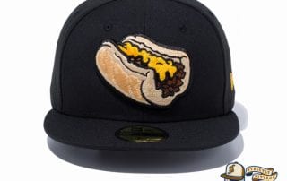 Minor League Lehigh Valley IronPigs Black 59Fifty Fitted Hat by New Era Front