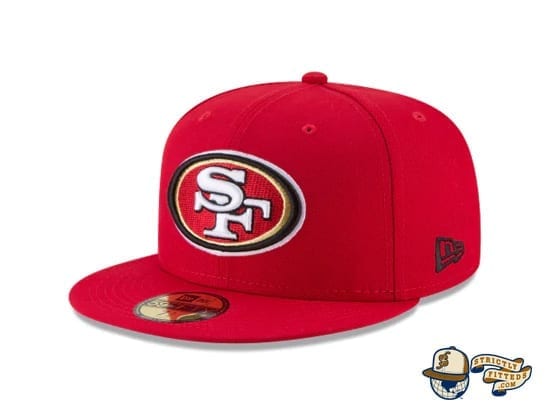 San Francisco 49ERS 59FIFTY team reverse NFL New Era black Cap