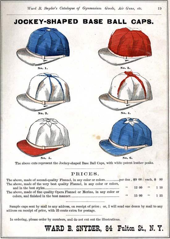 Baseball cap history and timeline