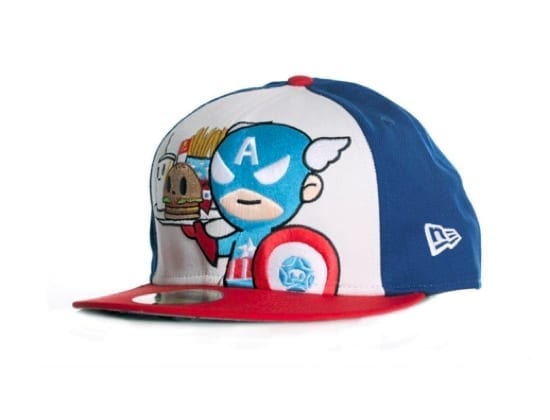 Toki Doki x Captain America New Era x Marvel 59fifty Fitted Hat