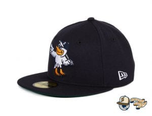 Goose Island Bombers Navy 59Fifty Fitted Hat by Dionic x New Era flag side