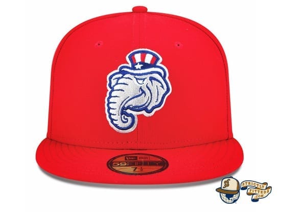 New Hampshire Primaries 59Fifty Fitted Hat by MiLB x New Era red