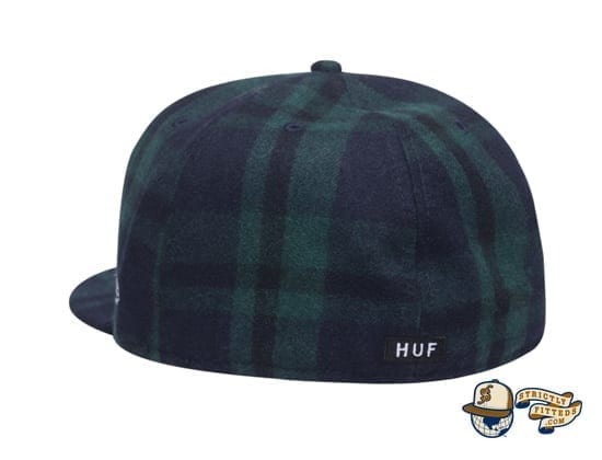 Classic H Flannel 59Fifty Fitted Hat by Huf x New Era back