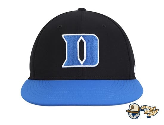 Duke Blue Devils Nike Aerobill Performance True Black Fitted Hat by Nike