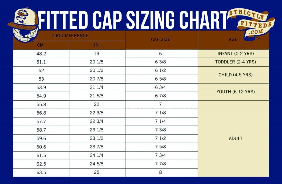 Adams Hat Size Chart