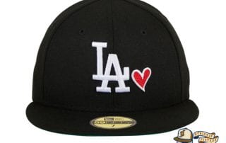 dodgers hat with heart