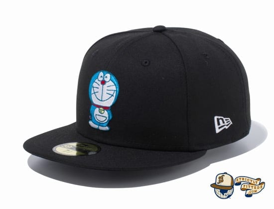 doraemon-original-logo-59fifty-fitted-cap-doraemon-new-era-black Doraemon Original Logo 59Fifty Fitted Cap by Doraemon x New Era flag side