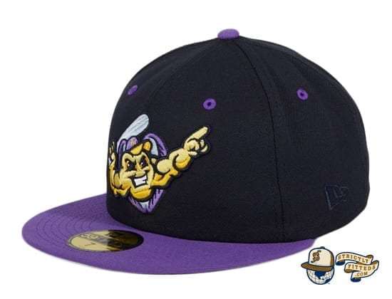 Hat Club Exclusive Mighty Mussels 59Fifty Fitted Hat by MiLB x New Era flag side