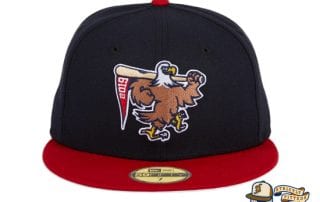 Hat Club Exclusive Sean McCarthy Bald Eagle Navy Red 59Fifty Fitted Hat by Sean McCarthy x New Era