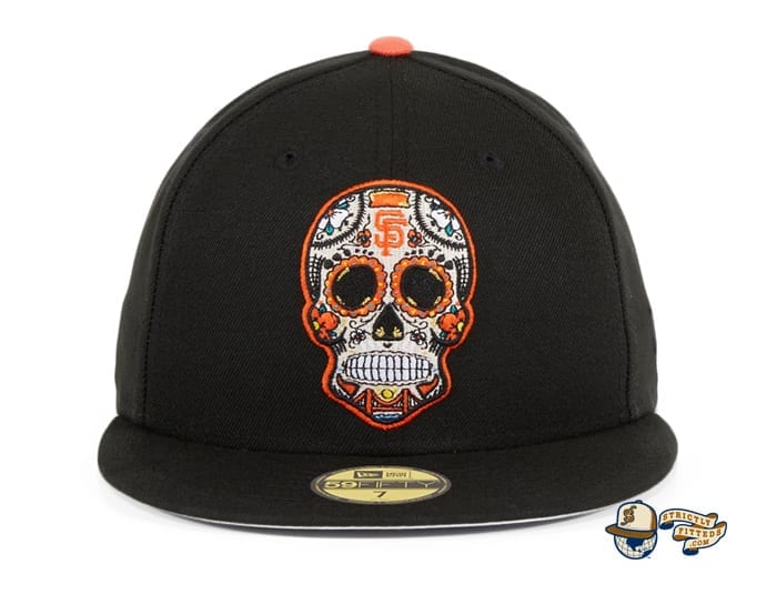 Hat Club Exclusive Sugar Skull 59Fifty Fitted Hat Collection by MLB x New Era giants