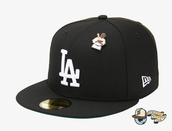 Jackie Robinson LA Dodgers 59Fifty Fitted Cap by MLB x New Era flag side