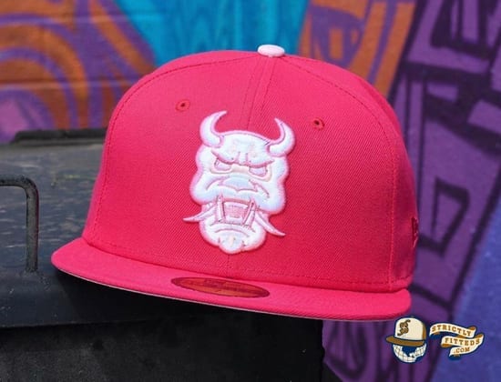 Limited Time Preorder Cherry Blossom Oni & Wendigo 59Fifty Fitted Hat by Dionic x New Era