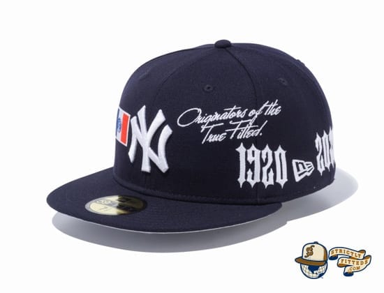 New Era 1920-2020 New York Yankees 59Fifty Fitted Cap by MLB x New Era left side