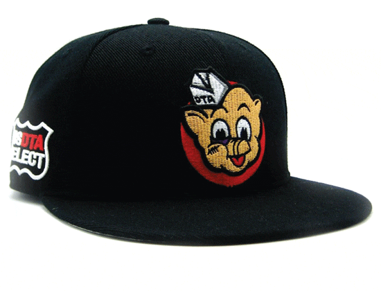 USDTA x The Fast Life DTA Pig Character Fitted Baseball Cap
