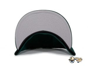 Hat Club Exclusive Tucson Roadrunners Alternate Green 59Fifty Fitted Hat by AHL x New Era under visor