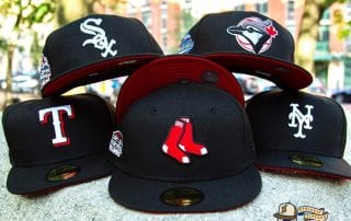 Hat Club MLB Lui V Red Bottom 59Fifty Fitted Hat Collection by MLB x New Era