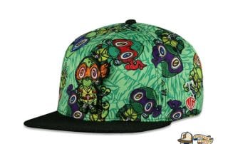 Vincent Gordon Removable Turtles Green Fitted Hat by Grassroots