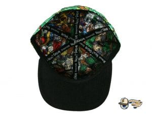 Vincent Gordon Removable Turtles Green Fitted Hat by Grassroots Bottom Vincent Gordon Removable Turtles Green Fitted Hat by Grassroots Bottom