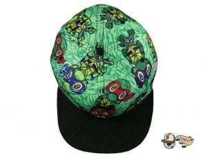 Vincent Gordon Removable Turtles Green Fitted Hat by Grassroots Top Vincent Gordon Removable Turtles Green Fitted Hat by Grassroots Top