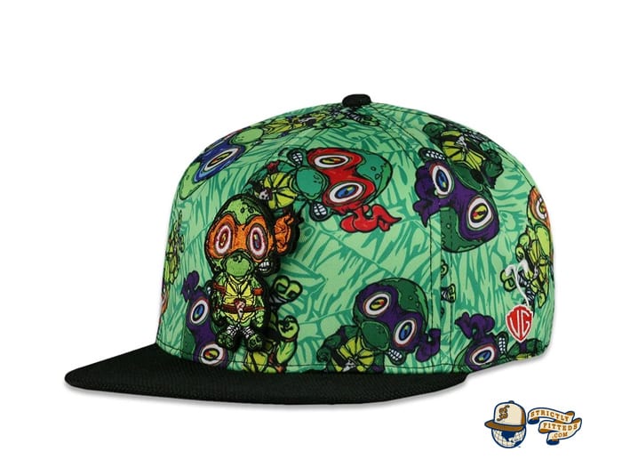Vincent Gordon Removable Turtles Green Fitted Hat by Grassroots