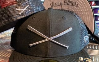 Crossed Bats Heavy Hitters Meshback 59Fifty Fitted Cap by Justfitteds x New Era