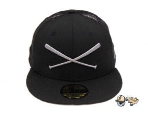 Crossed Bats Heavy Hitters Meshback 59Fifty Fitted Cap by Justfitteds x New Era Front Crossed Bats Heavy Hitters Meshback 59Fifty Fitted Cap by Justfitteds x New Era Front