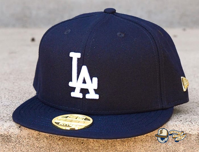 Men's New Era Black Los Angeles Dodgers Jersey 59FIFTY Fitted Hat