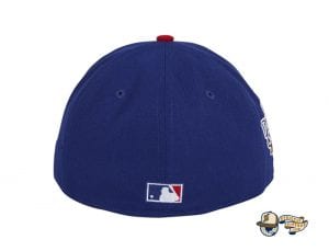 Texas Rangers New Era 2010 World Series Blue Undervisor 59FIFTY Fitted Hat  - Scarlet