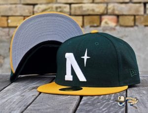 Heritage North Star September 2020 59Fifty Fitted Cap Collection by Noble North x New Era Green Heritage North Star September 2020 59Fifty Fitted Cap Collection by Noble North x New Era Green