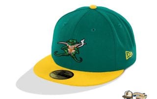 Mcnutts Leprechaun The Town Green Gold 59Fifty Fitted Cap by The Capologists x New Era