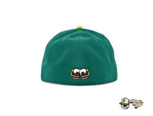 Mcnutts Leprechaun The Town Green Gold 59Fifty Fitted Cap by The Capologists x New Era Back