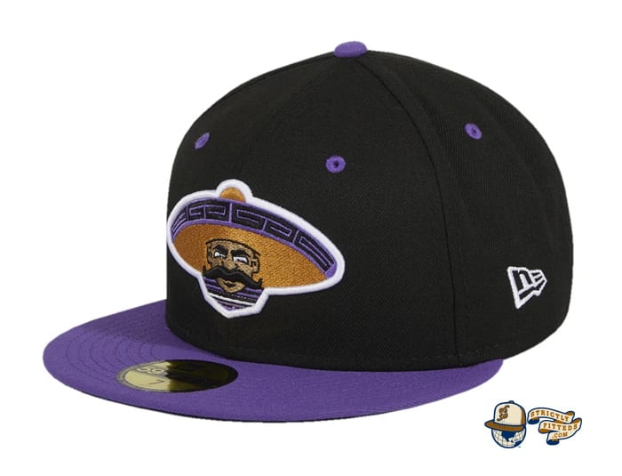 Revolutionary Black Purple 59Fifty Fitted Hat by Dankadelik x New Era