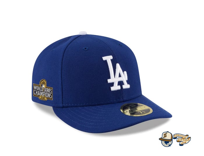 Los Angeles Dodgers World Series Champions Side Patch 59Fifty Fitted ...