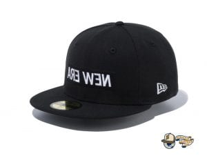 Mirror Box Logo 59Fifty Fitted Cap by New Era Black