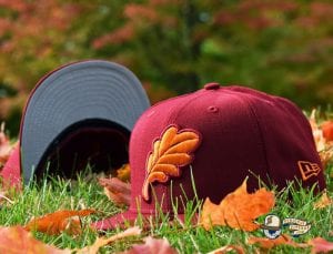 Oak Leaf 59Fifty Fitted Cap by Noble North x New Era Cardinal Oak Leaf 59Fifty Fitted Cap by Noble North x New Era Cardinal