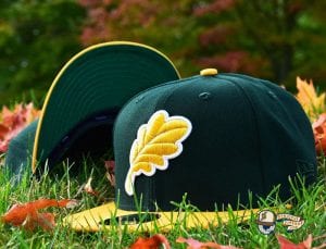 Oak Leaf 59Fifty Fitted Cap by Noble North x New Era Green Oak Leaf 59Fifty Fitted Cap by Noble North x New Era Green