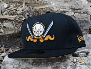 OctoSlasher Black Tan 59Fifty Fitted Hat by Dionic x New Era Front OctoSlasher Black Tan 59Fifty Fitted Hat by Dionic x New Era Front
