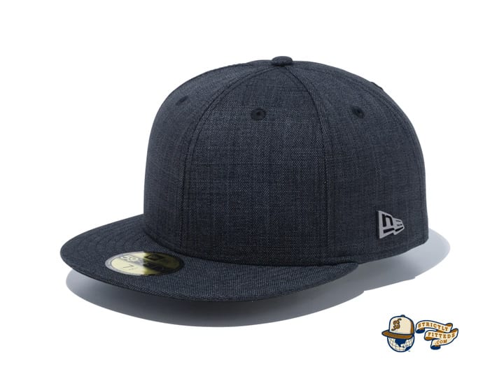 Chambray Metal Logo 59Fifty Fitted Cap by New Era