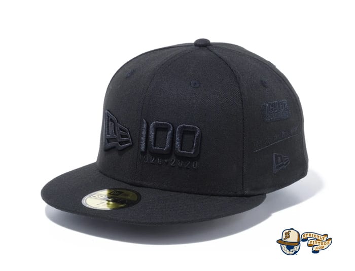 New Era 100th Anniversary Multi Logo Front 59Fifty Fitted Cap by New