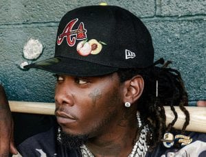 Offset x Atlanta Braves New Era 59FIFTY Fitted Hat - Light Blue