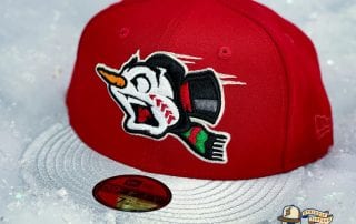 Frost-Eh Red Icy Silver 59Fifty Fitted Cap by Noble North x New Era