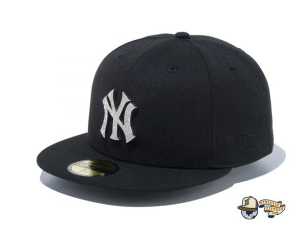 New York Yankees Rhinestone Badge 59fifty Fitted Cap By Mlb X New Era 