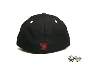 Vanguard Black Red White 59Fifty Fitted Cap by Fitted Hawaii x New Era Back