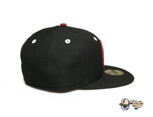 Vanguard Black Red White 59Fifty Fitted Cap by Fitted Hawaii x New Era Right