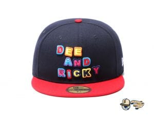 Dee And Ricky Multi Logo 59Fifty Fitted Cap by Dee And Ricky x New Era Front Dee And Ricky Multi Logo 59Fifty Fitted Cap by Dee And Ricky x New Era Front