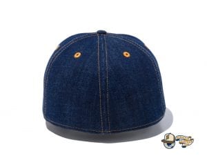 Denim Leather Patch 59Fifty Fitted Cap by New Era Back Denim Leather Patch 59Fifty Fitted Cap by New Era Back