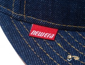Denim Leather Patch 59Fifty Fitted Cap by New Era Label Denim Leather Patch 59Fifty Fitted Cap by New Era Label